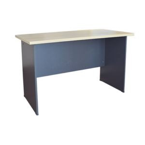 Office Writing Desk – Dark Grey & Maple Finish